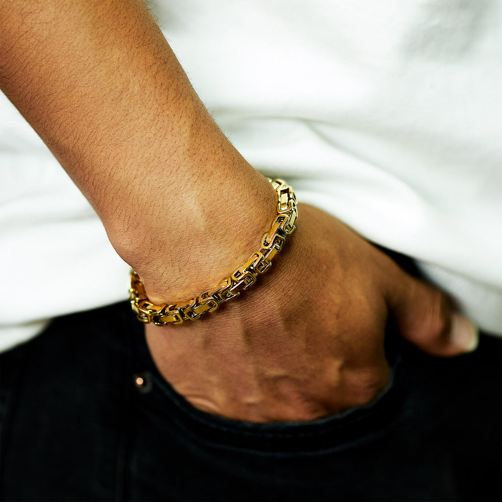 Pulsera Rústica Hombre 6mm 20cm – Firmeza